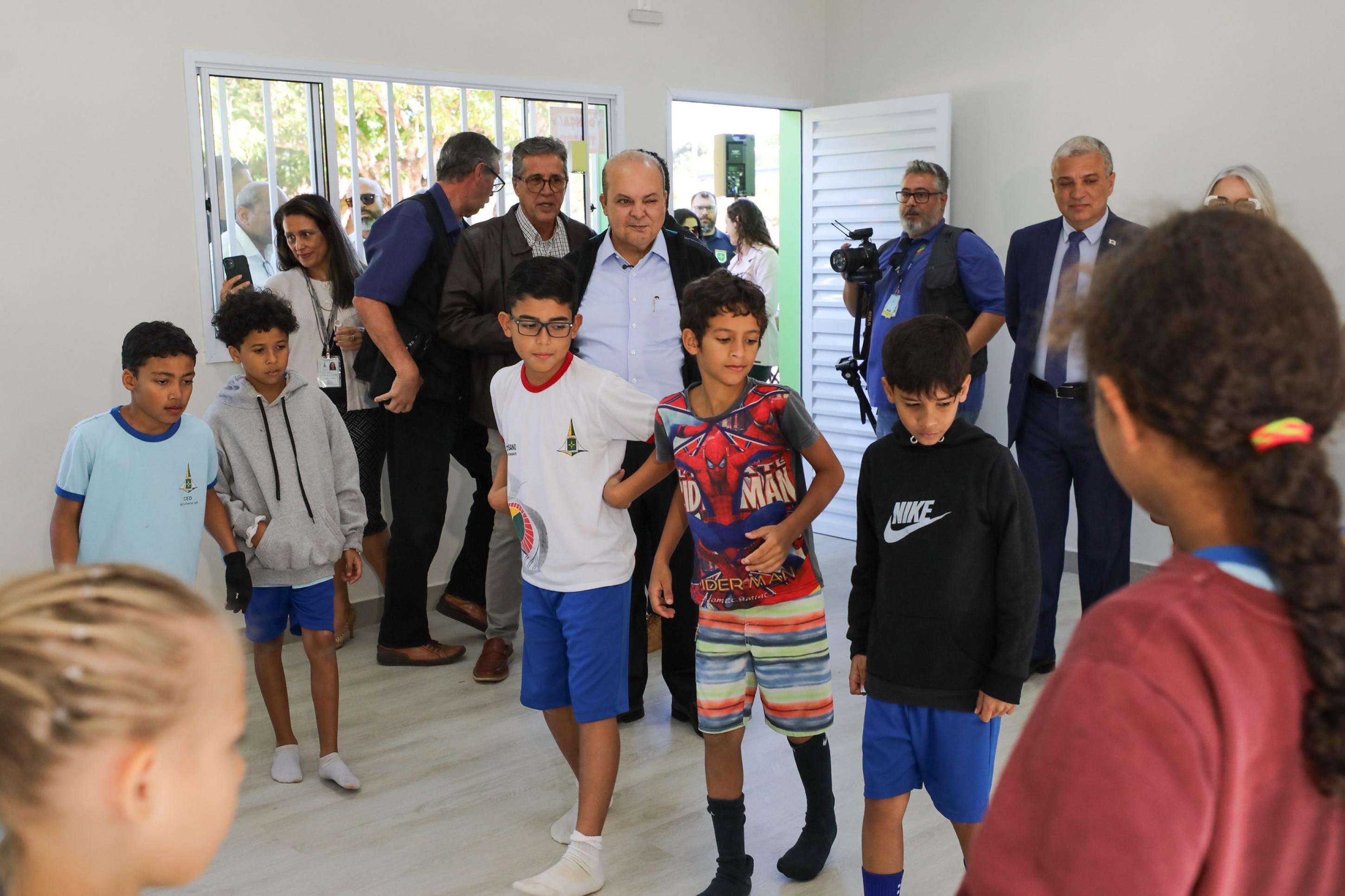 Entrega de novos módulos escolares na Escola Parque da Natureza e Esporte (EPNE), no Núcleo Bandeirante