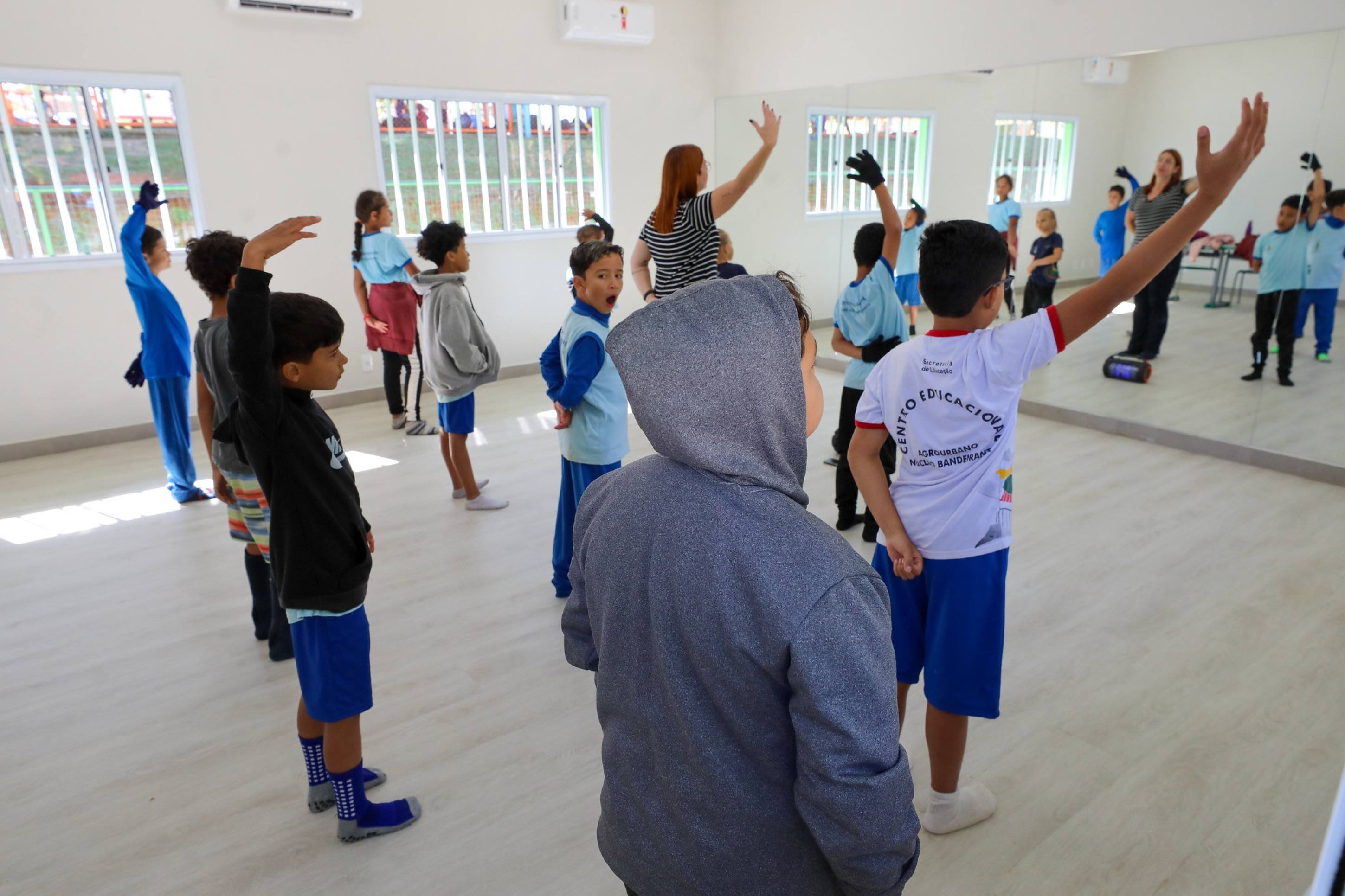 Entrega de novos módulos escolares na Escola Parque da Natureza e Esporte (EPNE), no Núcleo Bandeirante