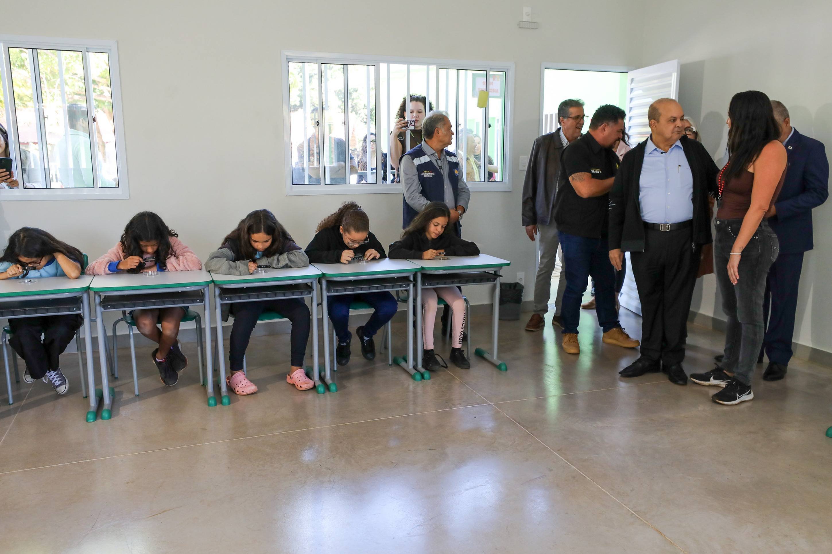 Entrega de novos módulos escolares na Escola Parque da Natureza e Esporte (EPNE), no Núcleo Bandeirante