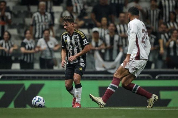 NATANAEL: Na defesa, não cometeu erros. No ataque, brigou pela bola no lance do segundo gol e deu o passe para Patrick. NOTA: 6,0. Foto: Pedro de Souza/Atlético