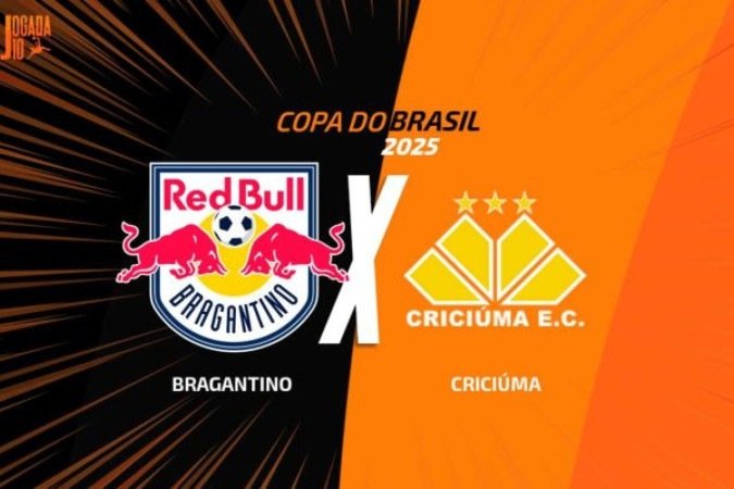 Bragantino x Criciúma, pelo jogo de volta da terceira fase da Copa do Brasil - (crédito: Foto: Arte/Jogada10) Bragantino x Criciúma, pelo jogo de volta da terceira fase da Copa do Brasil - (crédito: Foto: Arte/Jogada10)