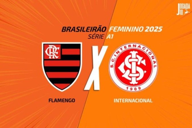 Flamengo e Internacional duelam nesta quinta, pelo Brasileirão Feminino - (crédito: Arte: Jogada10) Flamengo e Internacional duelam nesta quinta, pelo Brasileirão Feminino - (crédito: Arte: Jogada10)