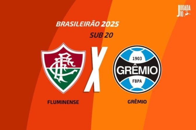 Fluminense x Grêmio, no Rio de Janeiro, pela 11ª rodada do Brasileirão Sub-20 - (crédito: Foto: Arte/Jogada10) Fluminense x Grêmio, no Rio de Janeiro, pela 11ª rodada do Brasileirão Sub-20 - (crédito: Foto: Arte/Jogada10)
