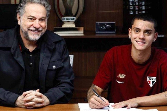 Lucca já atuou em duas partidas e marcou um gol pelo São Paulo - (crédito: Foto: Divulgação/São Paulo) Lucca já atuou em duas partidas e marcou um gol pelo São Paulo - (crédito: Foto: Divulgação/São Paulo)