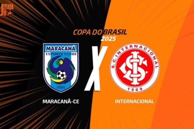 Internacional enfrenta o Maracanã, do Ceará, nesta quinta-feira (22), pelo jogo de volta da terceira rodada da Copa do Brasil, no Orlando Scarpelli - (crédito: Foto: Arte / Jogada10) Internacional enfrenta o Maracanã, do Ceará, nesta quinta-feira (22), pelo jogo de volta da terceira rodada da Copa do Brasil, no Orlando Scarpelli - (crédito: Foto: Arte / Jogada10)