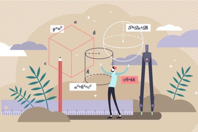 A prova de matemática exige conhecimento e dedicação (Imagem: VectorMine | Shutterstock) - (crédito: EdiCase) A prova de matemática exige conhecimento e dedicação (Imagem: VectorMine | Shutterstock) - (crédito: EdiCase)