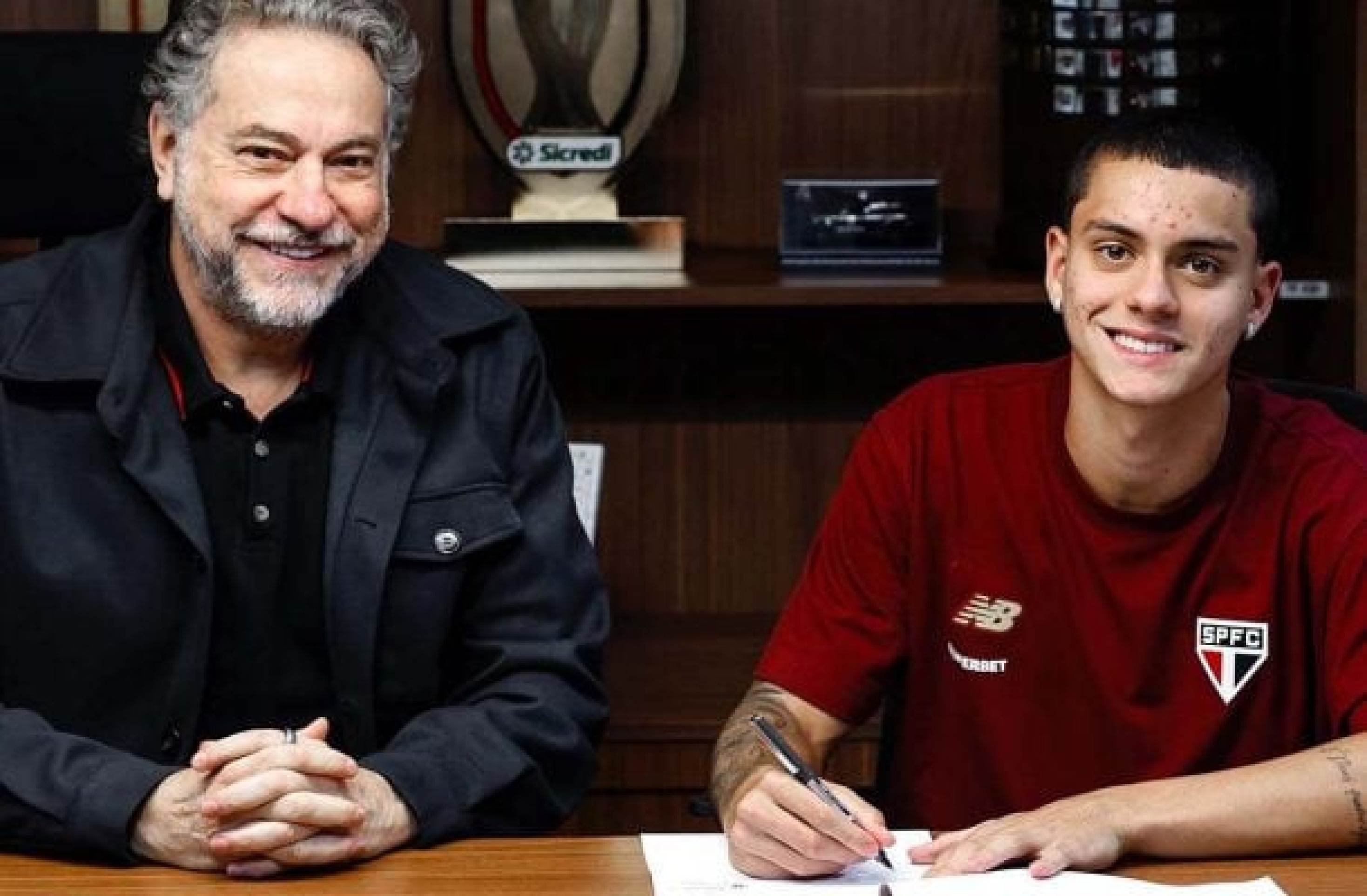 São Paulo anuncia renovação de contrato de Lucca
