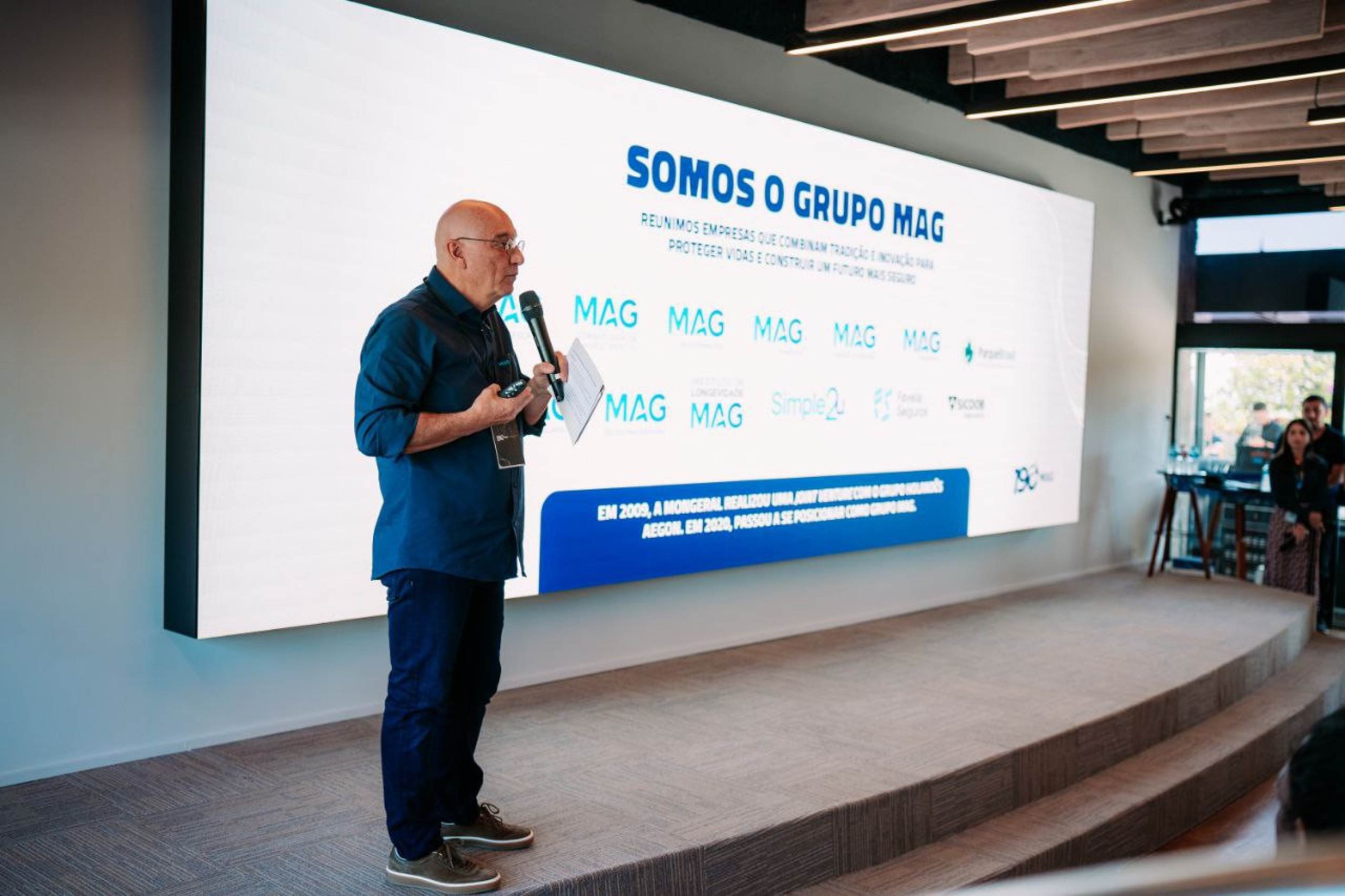 Inauguração da nova matriz do Grupo MAG, em São Paulo.