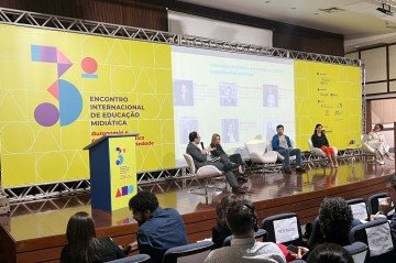 Primeiro dia de evento EducaMídia leva reflexão sobre formação crítica no uso da informação -  (crédito: Alice Treitler/CB/D.A Press)