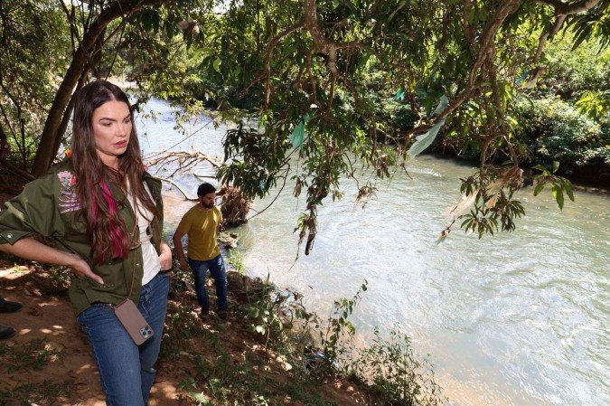 I investiga o despejo de chorume no Rio Melchior - (crédito: Foto: Divulgação/Luis Tajes) I investiga o despejo de chorume no Rio Melchior - (crédito: Foto: Divulgação/Luis Tajes)