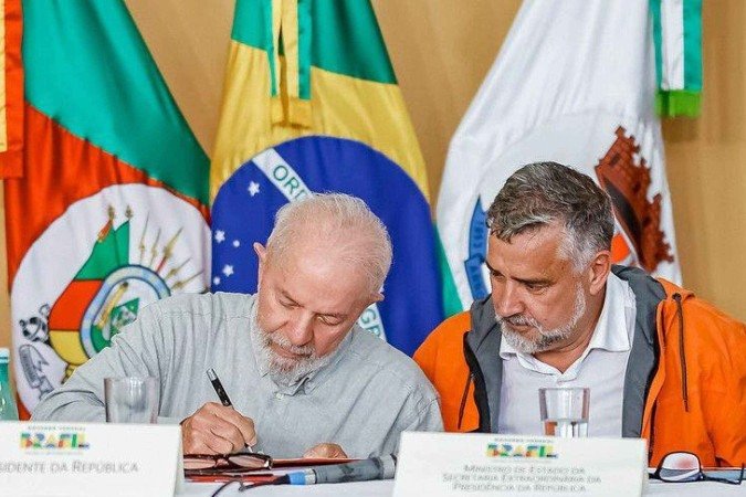 Secretária de apoio à Reconstrução apresentou em fevereiro balanço em que medidas de apoio ao Rio Grande do Sul somariam R$ 141,5 bilhões - (crédito: Reprodução) Secretária de apoio à Reconstrução apresentou em fevereiro balanço em que medidas de apoio ao Rio Grande do Sul somariam R$ 141,5 bilhões - (crédito: Reprodução)