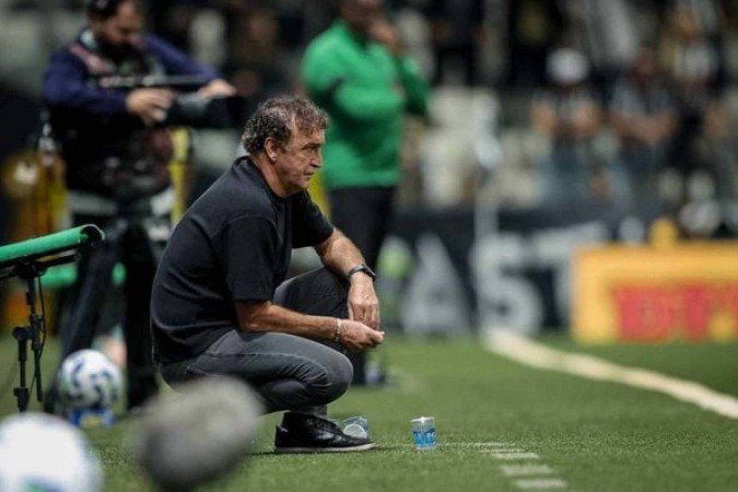 Cuca é o técnico do Atlético - (crédito: Foto: Pedro Souza / Atlético) Cuca é o técnico do Atlético - (crédito: Foto: Pedro Souza / Atlético)
