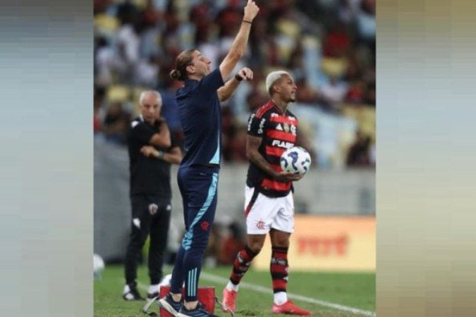 Filipe Luís não terá Wesley no classico com o Palmeiras - (crédito: Gilvan de Souza/Flamengo) Filipe Luís não terá Wesley no classico com o Palmeiras - (crédito: Gilvan de Souza/Flamengo)