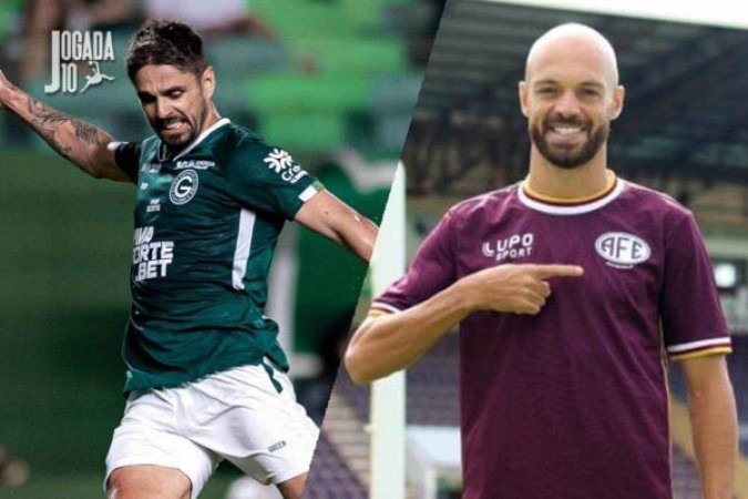Rafael Gava é um dos destaques do Goiás na Série B. Já Carlão é o vice-artilheiro da competição e o principal nome da Ferroviária - (crédito: - Fotos: Divulgação/Goiás e Thiago Toledo/Ferroviária) Rafael Gava é um dos destaques do Goiás na Série B. Já Carlão é o vice-artilheiro da competição e o principal nome da Ferroviária - (crédito: - Fotos: Divulgação/Goiás e Thiago Toledo/Ferroviária)