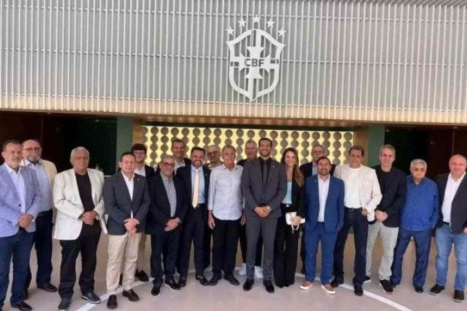 Samir Xaud é candidato e será aclamado presidente da CBF no domingo - (crédito: Foto: Divulgação/CBF) Samir Xaud é candidato e será aclamado presidente da CBF no domingo - (crédito: Foto: Divulgação/CBF)