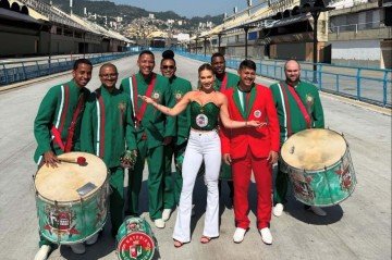Virginia Fonseca e Bateria da Grande Rio - (crédito: Foto reprodução instagram)