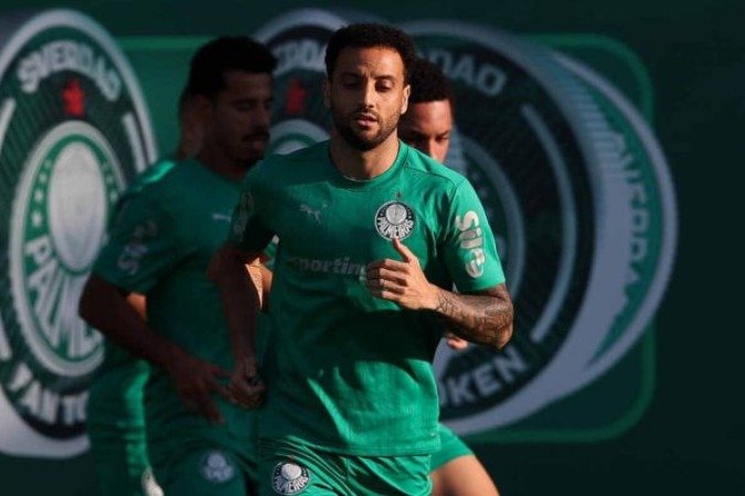 Felipe Anderson tem edema, mas não preocupa o Palmeiras - (crédito: Foto: Cesar Greco/Palmeiras) Felipe Anderson tem edema, mas não preocupa o Palmeiras - (crédito: Foto: Cesar Greco/Palmeiras)