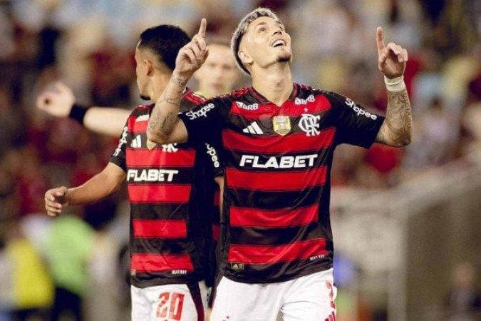Varela em comemoração de gol pelo Flamengo na Copa do Brasil - (crédito: Foto: Adriano Fontes/Flamengo) Varela em comemoração de gol pelo Flamengo na Copa do Brasil - (crédito: Foto: Adriano Fontes/Flamengo)