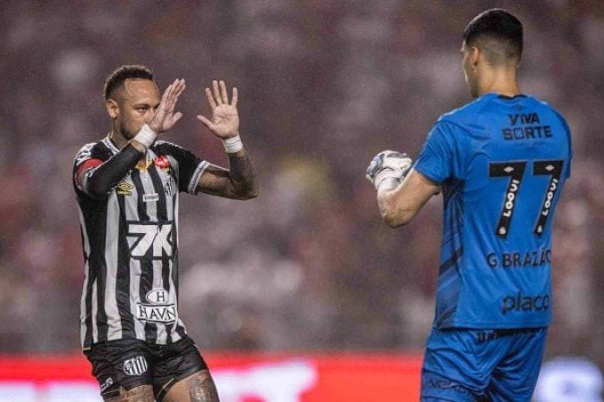 Neymar lamenta queda na Copa do Brasil nas redes sociais - (crédito: Foto: Raul Baretta/ Santos FC.) Neymar lamenta queda na Copa do Brasil nas redes sociais - (crédito: Foto: Raul Baretta/ Santos FC.)