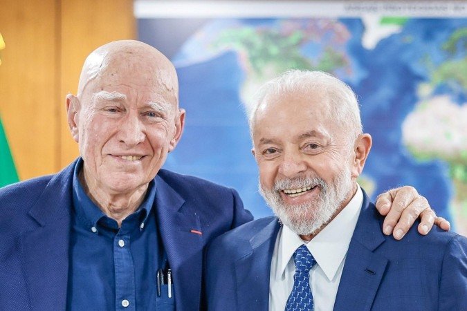 Lula com Salgado: presidente disse que o fotógrafo usava no trabalho Lula com Salgado: presidente disse que o fotógrafo usava no trabalho