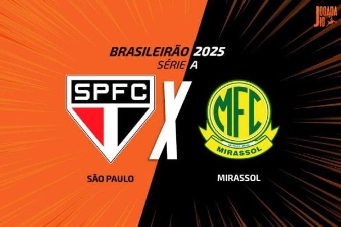 São Paulo recebe o Mirassol, neste fim de semana, no Morumbis - (crédito: Foto: Arte Jogada10) São Paulo recebe o Mirassol, neste fim de semana, no Morumbis - (crédito: Foto: Arte Jogada10)