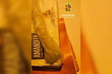 Suspeita de artefato explosivo em caixa de bombom mobilizou a PMDF -  (crédito: Divulgação/ PMDF)