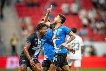Vitória contra o Botafogo pela Copa do Brasil foi a primeira do Capital em cima de um clube da Série A -  (crédito: Ueslei Costa/Capital)