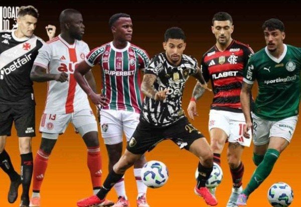 Fotos: Matheus Lima/Vasco / Ricardo Duarte/Internacional /  Marcelo Gonçalves/Fluminense / Vitor Silva/Botafogo /  Cesar Greco/Palmeiras