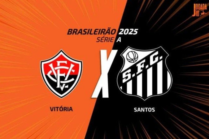 Vitória e Santos fazem duelo direto pela parte de baixo da tabela - (crédito: Foto: Arte/Jogada10) Vitória e Santos fazem duelo direto pela parte de baixo da tabela - (crédito: Foto: Arte/Jogada10)
