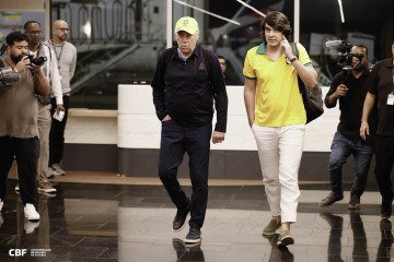A apresentação de Ancelotti será no Hotel Grand Hyatt, na Barra da Tijuca (RJ) -  (crédito: @rafaelribeirorio/CBF)