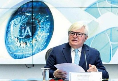 O presidente do STJ, ministro Herman Benjamin, defende o uso ético e eficiente da inteligência artificial na Justiça -  (crédito: Divulgação )