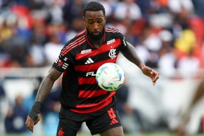 GERSON – Bem marcado, praticamente não conseguiu dar fluidez ao jogo no primeiro tempo. Defensivamente, teve atuação correta, fechando espaços. saiu machucado aos 13 da etapa final após levar um pisão em dividida. Nota: 6,0. Foto: Gilvan de Souza/Flamengo