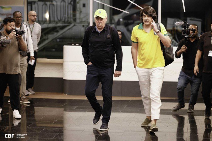 A apresentação de Ancelotti será no Hotel Grand Hyatt, na Barra da Tijuca (RJ) - (crédito: @rafaelribeirorio/CBF) A apresentação de Ancelotti será no Hotel Grand Hyatt, na Barra da Tijuca (RJ) - (crédito: @rafaelribeirorio/CBF)