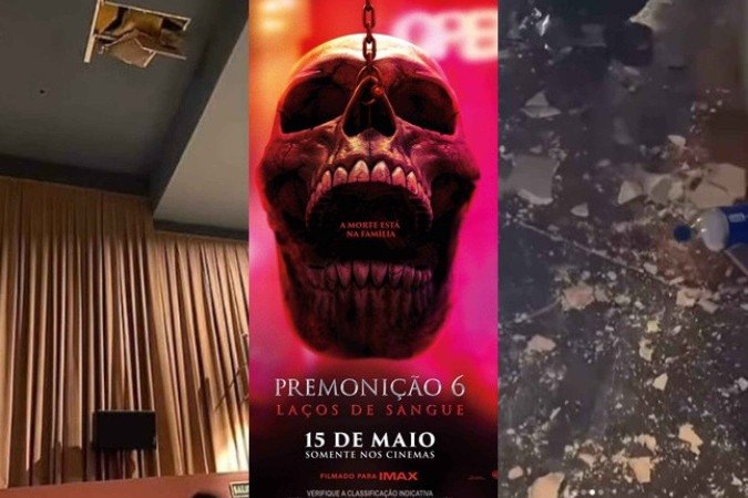 O trio não imaginava que viveria um episódio traumático que parecia emular a mesma lógica do filme, no qual a morte persegue aqueles que conseguem escapar - (crédito: Reprodução / Redes sociais / Divulgação) O trio não imaginava que viveria um episódio traumático que parecia emular a mesma lógica do filme, no qual a morte persegue aqueles que conseguem escapar - (crédito: Reprodução / Redes sociais / Divulgação)