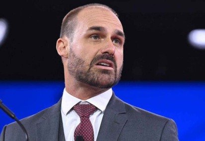 Eduardo Bolsonaro está nos Estados Unidos  -  (crédito: BBC Geral)