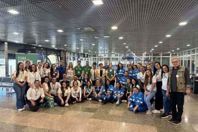 Os brasileiros foram recebidos no Ceará por uma força tarefa interministerial, focada no recebimento seguro e humanizado dos repatriados - (crédito: Edjane Santana/Divulgação) Os brasileiros foram recebidos no Ceará por uma força tarefa interministerial, focada no recebimento seguro e humanizado dos repatriados - (crédito: Edjane Santana/Divulgação)