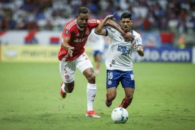 Inter e Bahia se enfrentam nesta quarta-feira, no Beira-Rio - (crédito: Foto: Rafael Rodrigues/EC Bahia) Inter e Bahia se enfrentam nesta quarta-feira, no Beira-Rio - (crédito: Foto: Rafael Rodrigues/EC Bahia)