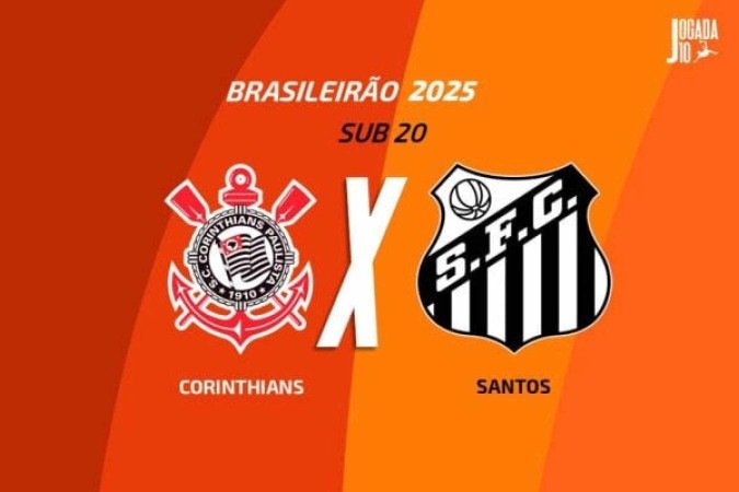 Corinthians e Santos se enfrentam pelo Campeonato Brasileiro Sub-20 - (crédito: Foto: Arte/Jogada10) Corinthians e Santos se enfrentam pelo Campeonato Brasileiro Sub-20 - (crédito: Foto: Arte/Jogada10)