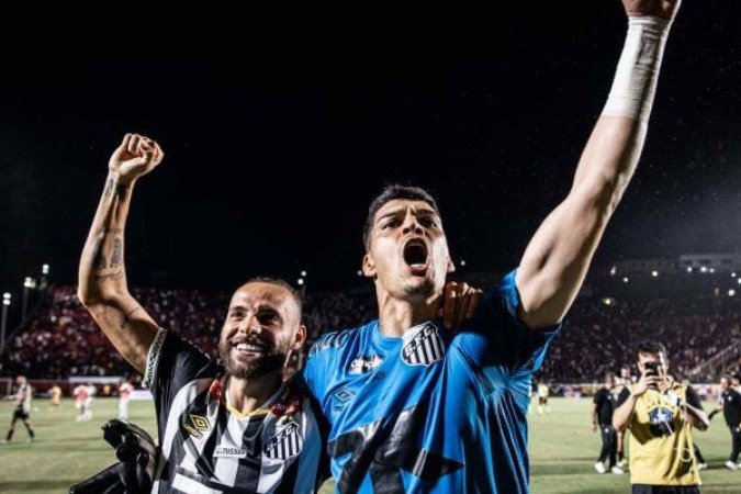 Gabriel Brazão pede virada de chave após vitória do Santos - (crédito: Foto: Raul Baretta/ Santos FC.) Gabriel Brazão pede virada de chave após vitória do Santos - (crédito: Foto: Raul Baretta/ Santos FC.)