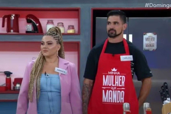 Carlos Ribeiro foi preso por feminicídio contra a ex-esposa, Amanda Almeida. Os dois participaram de programa de TV no ano ado - (crédito: Reprodução/SBT) Carlos Ribeiro foi preso por feminicídio contra a ex-esposa, Amanda Almeida. Os dois participaram de programa de TV no ano ado - (crédito: Reprodução/SBT)
