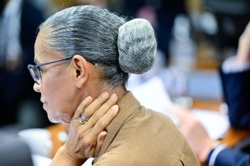 'Eu saio tranquila e persistente de que a gente possa dar agilidade para o licenciamento sem perda de qualidade e dialogando sempre com todos', disse Marina -  (crédito:  Geraldo Magela/Agência Senado)
