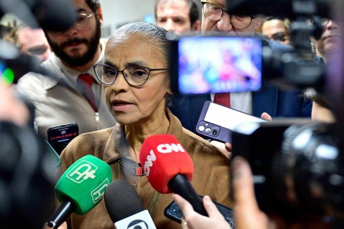 Senador Marcos Rogério (PL-RO) disse na sessão que Marina Silva deveria 'se pôr no seu lugar' - (crédito: Geraldo Magela/Agência Senado) Senador Marcos Rogério (PL-RO) disse na sessão que Marina Silva deveria 'se pôr no seu lugar' - (crédito: Geraldo Magela/Agência Senado)