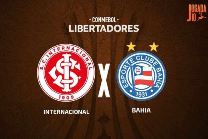 Internacional encara o Bahia, nesta quarta-feira (28), pela sexta e última rodada do Grupo F da Libertadores - (crédito: Foto: Arte / Jogada10) Internacional encara o Bahia, nesta quarta-feira (28), pela sexta e última rodada do Grupo F da Libertadores - (crédito: Foto: Arte / Jogada10)
