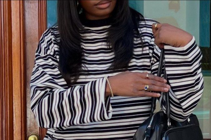 As listras diagonais são uma ótima alternativa para os amantes da moda - (crédito: Fotos: Reprodução/ Pinterest) As listras diagonais são uma ótima alternativa para os amantes da moda - (crédito: Fotos: Reprodução/ Pinterest)