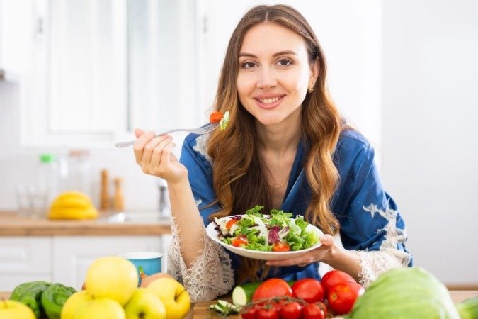 Uma alimentação balanceada favorece a fertilidade (Imagem: Caftor | Shutterstock) - (crédito: EdiCase) Uma alimentação balanceada favorece a fertilidade (Imagem: Caftor | Shutterstock) - (crédito: EdiCase)