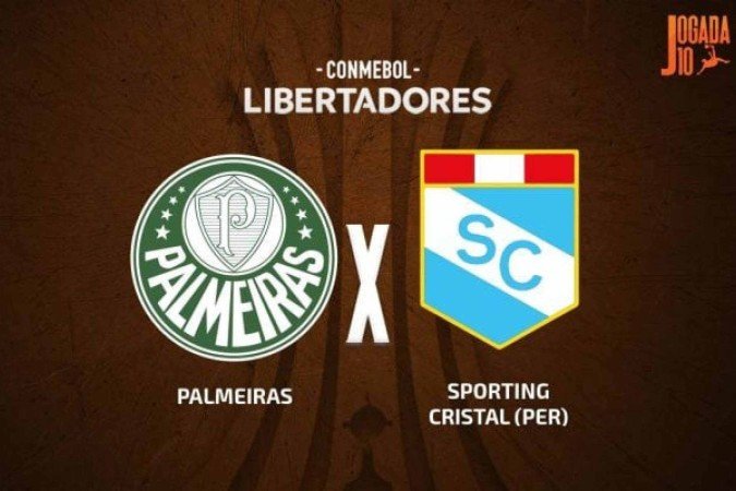 Palmeiras encara Sporting Cristal para manter o 100% na Libertadores - (crédito: Foto: Arte Jogada10) Palmeiras encara Sporting Cristal para manter o 100% na Libertadores - (crédito: Foto: Arte Jogada10)