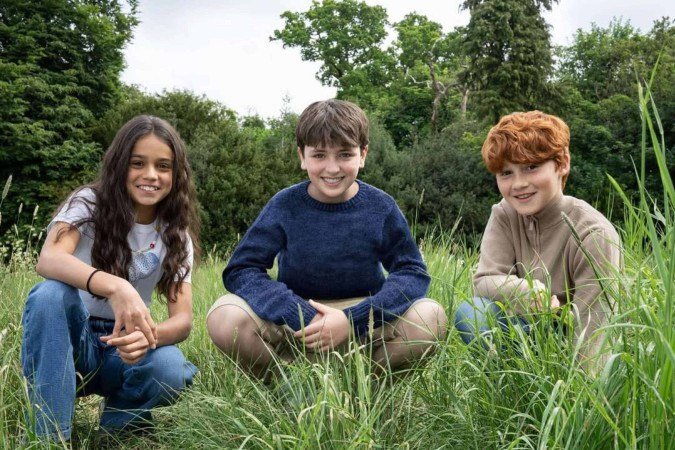 Novo elenco mirim de Harry Potter - (crédito: Reprodução/Max) Novo elenco mirim de Harry Potter - (crédito: Reprodução/Max)
