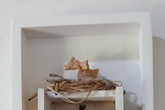 Ritualística brasiliana
Exposição de Cìntia Falkenbach. Abertura amanhã, na Galeria Matéria Plástica (Condomínio Privê Morada Sul, rua 23, casa R49, Altiplano  Leste). Visitação até 30 de junho
