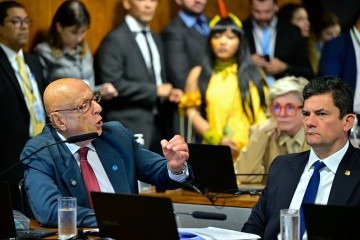 Em resposta à movimentação no Senado, a Articulação dos Povos Indígenas do Brasil (Apib) publicou, em suas redes sociais, duas notas, definindo a aprovação do PDL como 'mais um ataque ao povo Guarani no Congresso Nacional'

 -  (crédito: Geraldo Magela/Agência Senado)