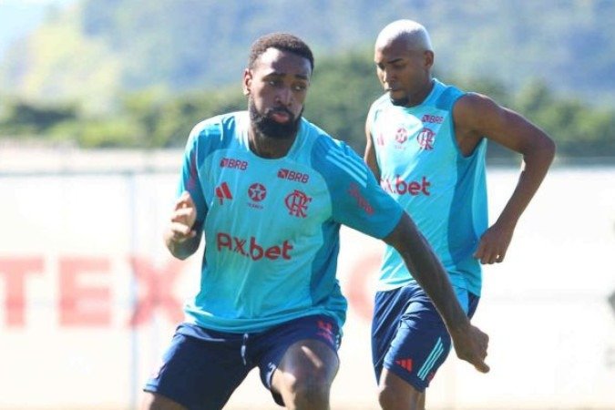 Gerson ficará à disposição para jogo do Flamengo na Libertadores - (crédito: Foto: Gilvan de Souza/Flamengo) Gerson ficará à disposição para jogo do Flamengo na Libertadores - (crédito: Foto: Gilvan de Souza/Flamengo)